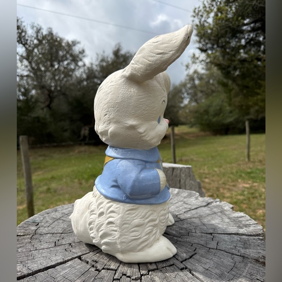 Large Vintage Ceramic Easter Bunny - Picture 2 of 5
